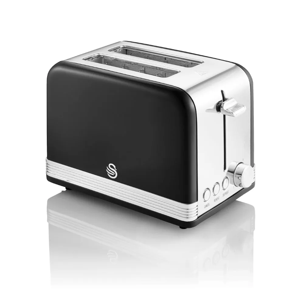 Swan 2 Slice Retro Toaster
