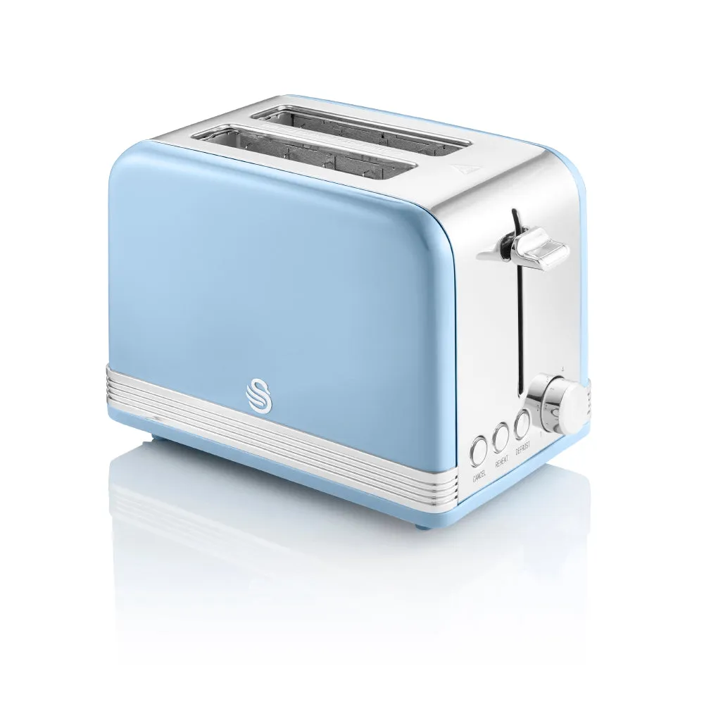 Swan 2 Slice Retro Toaster