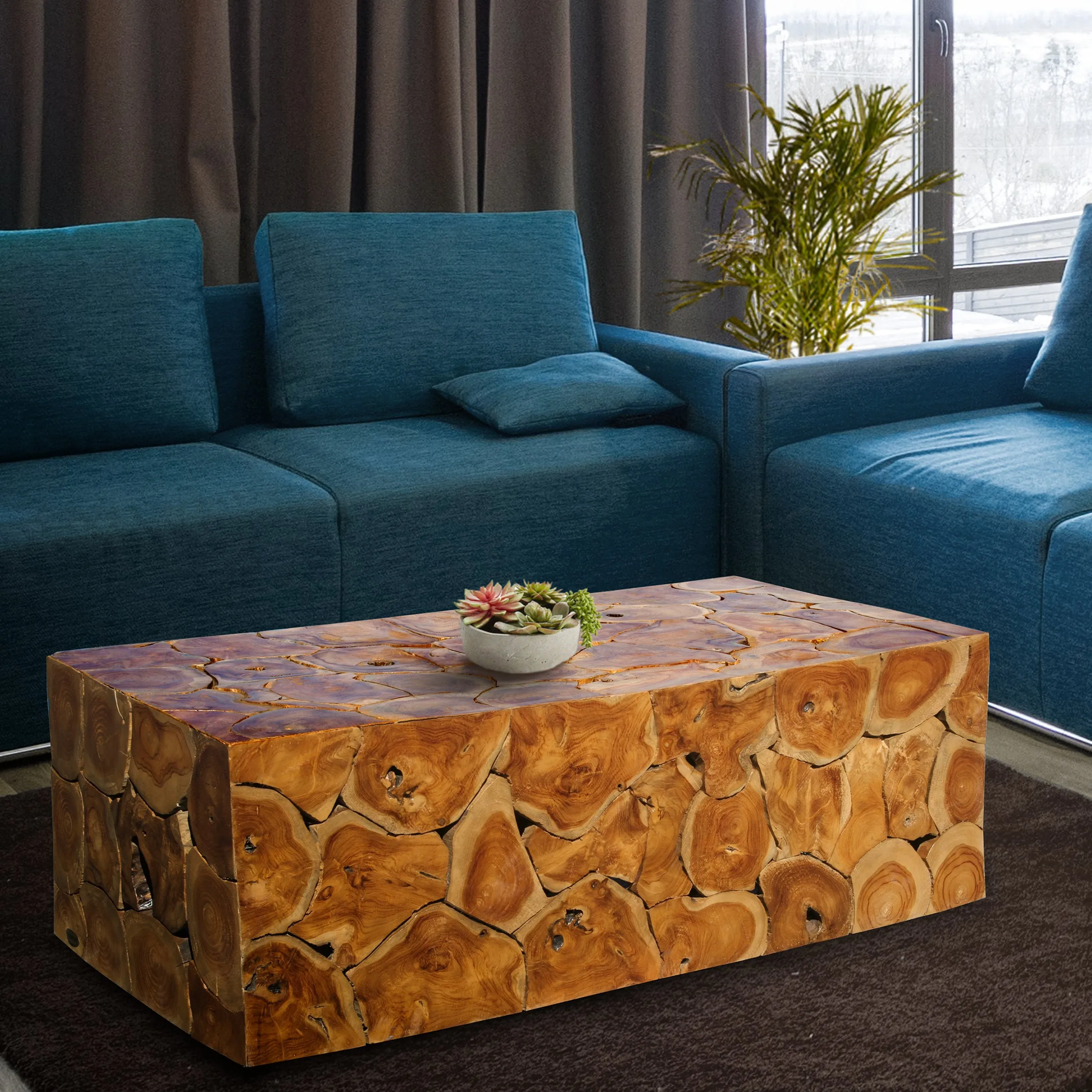 Teak Wood Akar Coffee Table