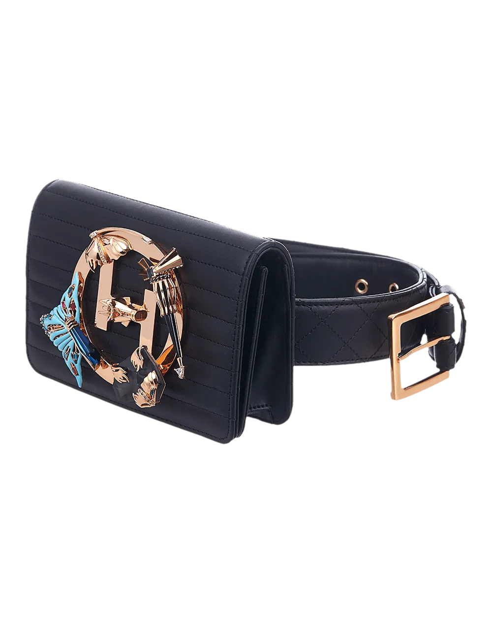 The O.H. V Noir Quilted Bag