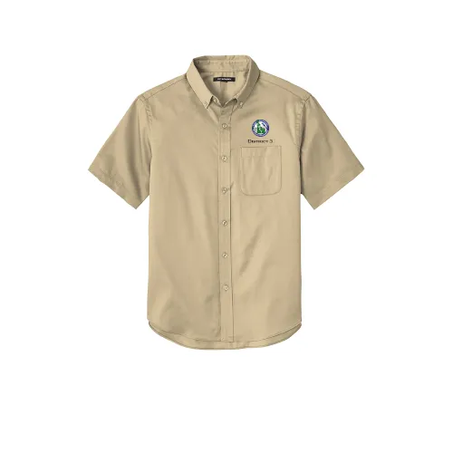W809 Port Authority® Short Sleeve SuperPro React ™ Twill Shirt.