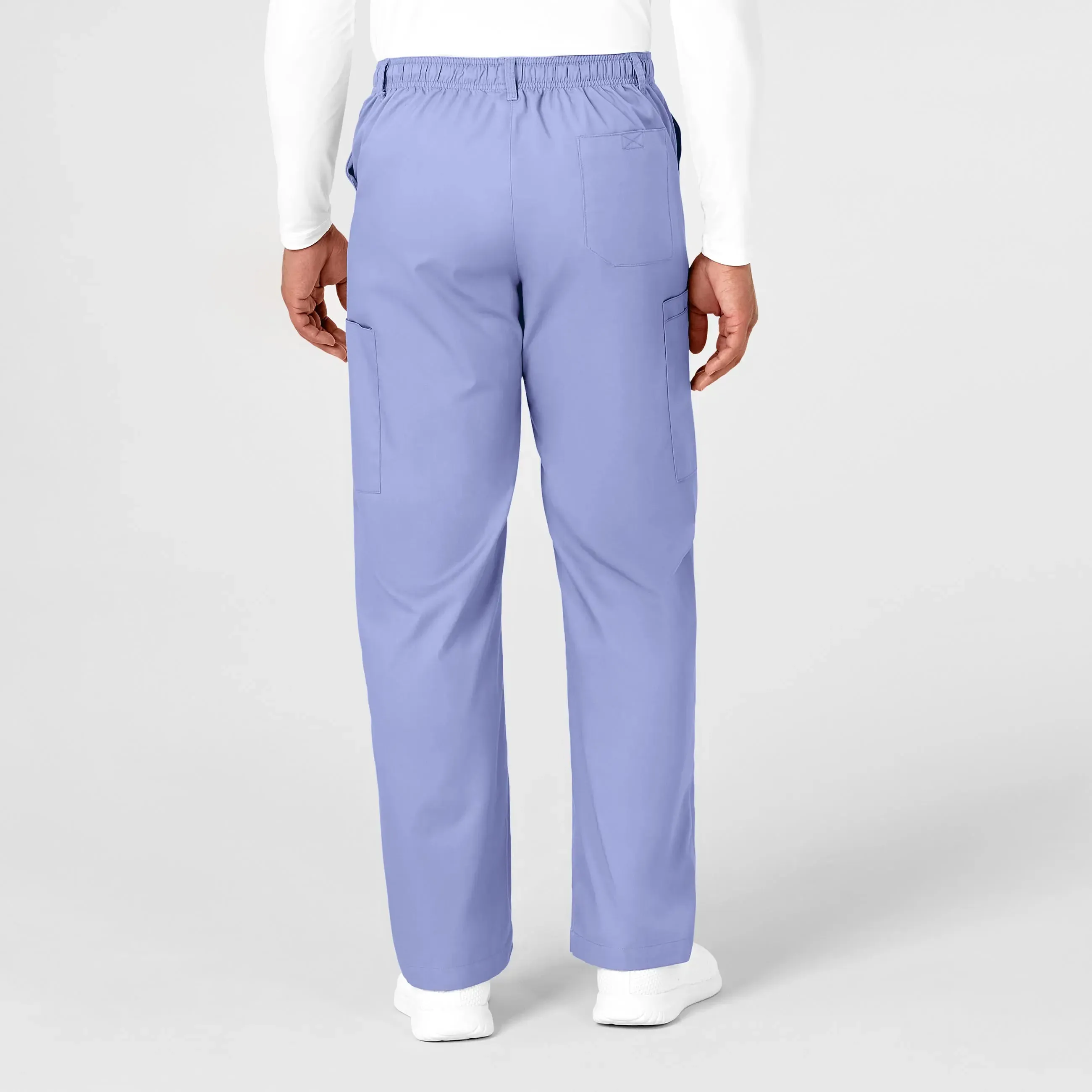 Wink Men's WonderWORK Cargo Scrub Pant - Ceil Blue