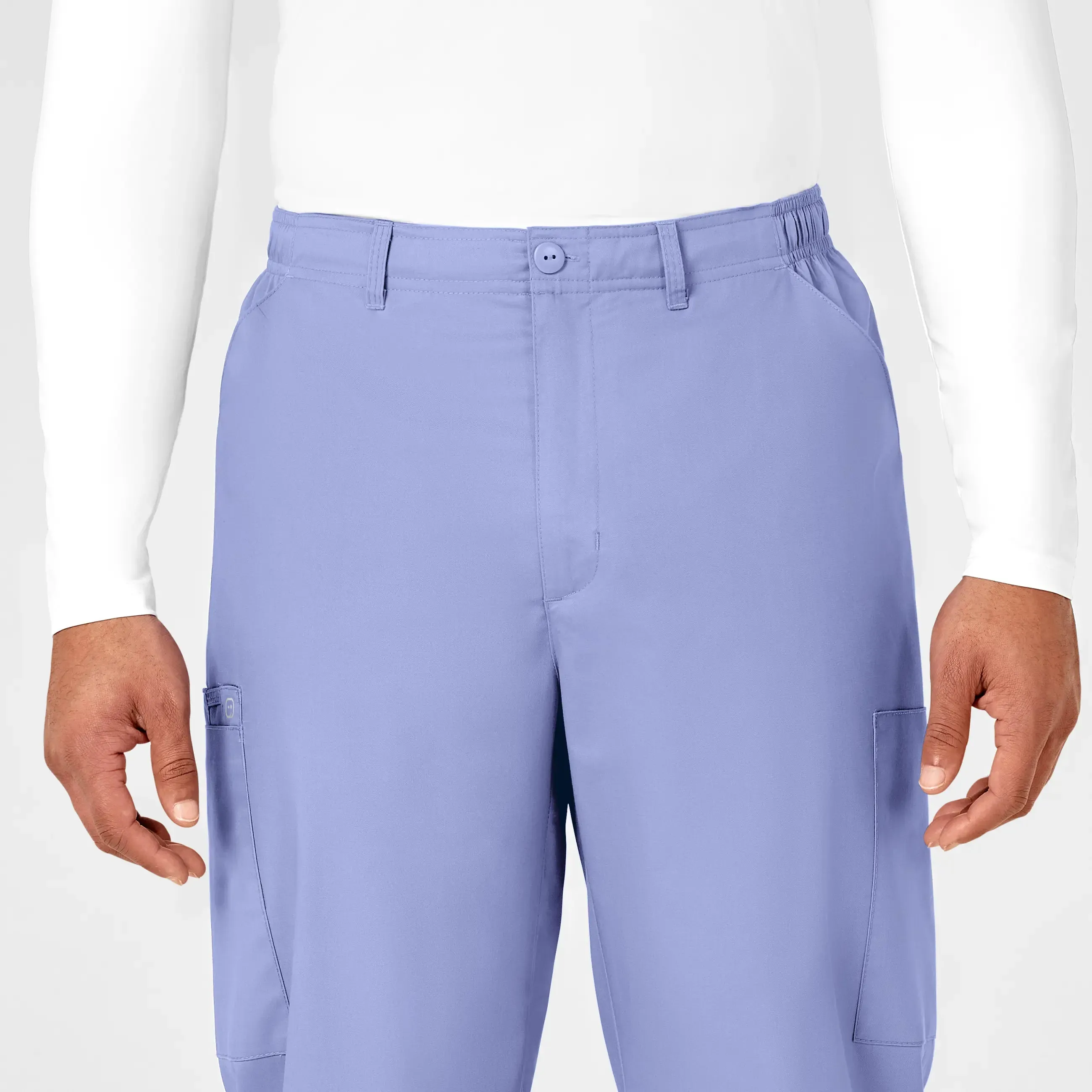 Wink Men's WonderWORK Cargo Scrub Pant - Ceil Blue